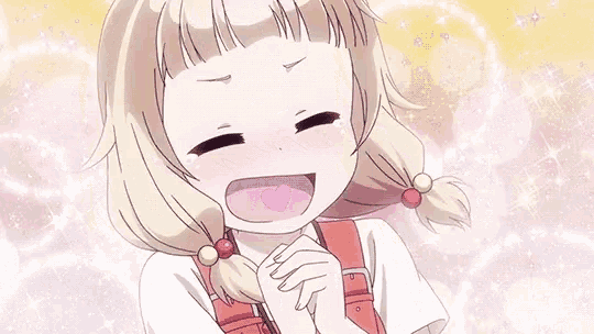 a little girl is making a funny face with her tongue out and her eyes closed .