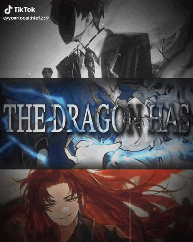 a poster for the dragon has a man and a woman
