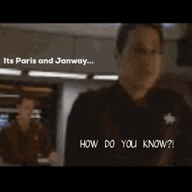 Star Trek Voyager Its Paris And Janway GIF - Star Trek Voyager Its Paris And Janway Threshold GIFs