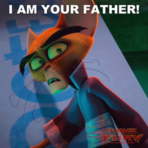 I Am Your Father Ika Chu GIF - I Am Your Father Ika Chu Paws Of Fury The Legend Of Hank GIFs