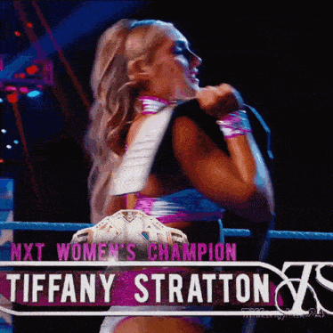 Tiffany Stratton Nxt Women'S Champion GIF - Tiffany Stratton Nxt Women'S Champion Nxt GIFs