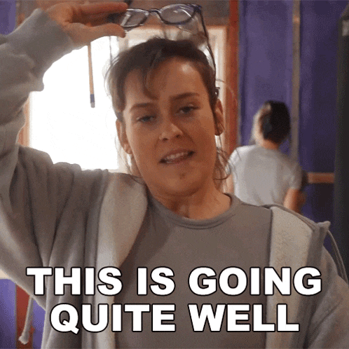 This Is Going Quite Well Crystal Drinkwalter GIF - This Is Going Quite Well Crystal Drinkwalter Vanwives GIFs