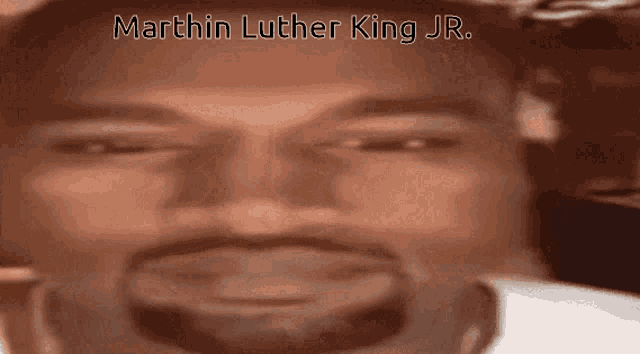 a close up of martin luther king jr