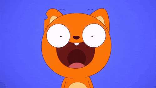 a cartoon cat and a cartoon rabbit are sitting next to each other