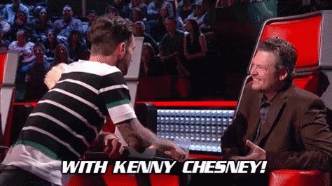 Kenny Chesney GIF - Kenny Chesney Adam Levine Blake Shelton GIFs