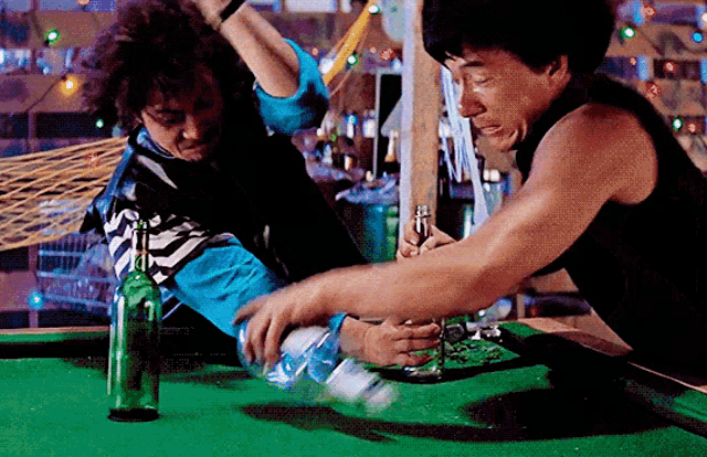 Jackie Chan Rumble In The Bronx GIF - Jackie Chan Rumble In The Bronx Bottle Fight GIFs