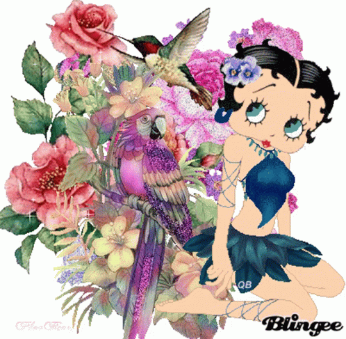 Betty Boop Loves You GIF