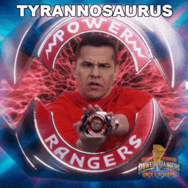 Tyrannosaurus Red Ranger GIF - Tyrannosaurus Red Ranger Rocky Desantos GIFs