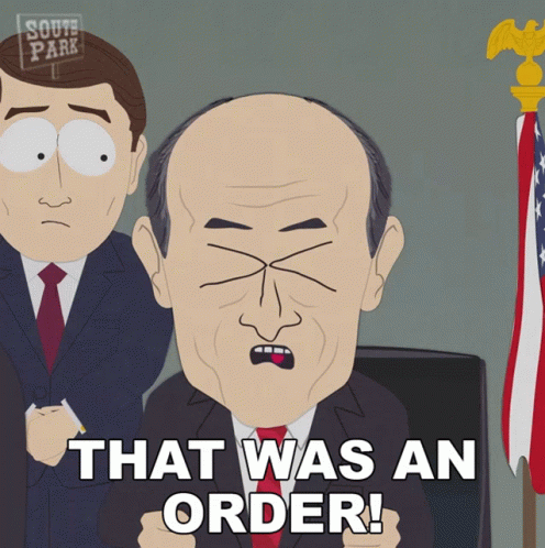 That Was And Order Michael Chertoff GIF - That Was And Order Michael Chertoff South Park GIFs