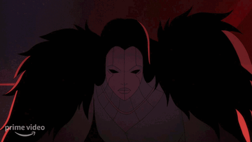 Glaring The Raven Queen GIF - Glaring The Raven Queen Matron Of Death GIFs