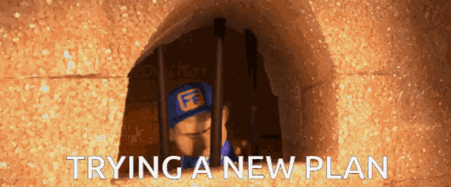 Trying A New Plan Wreck It Ralph GIF - Trying A New Plan Wreck It Ralph Fix It Felix Jr GIFs