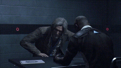 a man in a video game says " fuck it i 'm outta here .. "