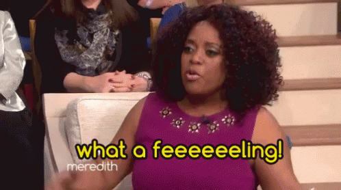 Sherri Shepherd Belts It Out On The Meredith Vieira Show! GIF - The Meredith Vieira Show Sherri Shepherd What A Feeling GIFs