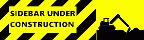 a yellow sign that says ' sidebar under construction '