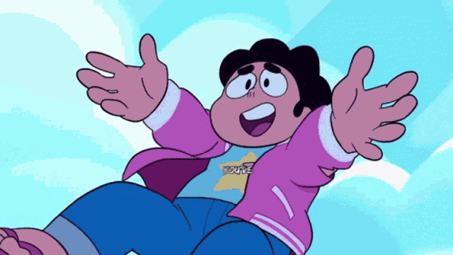 a cartoon character is wearing a shirt that says you are