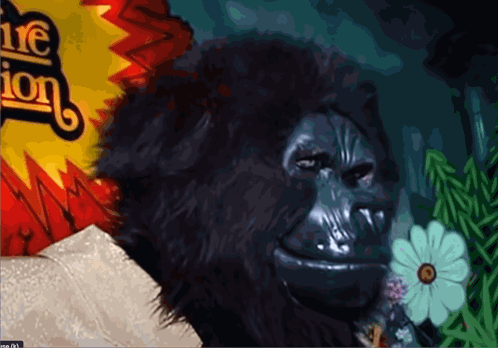 Rockafire Gorilla GIF - Rockafire Gorilla Wink GIFs