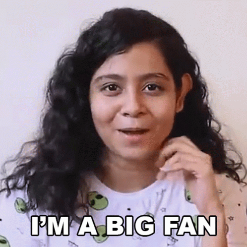 Im A Big Fan Sasha GIF - Im A Big Fan Sasha Buzzfeed India GIFs