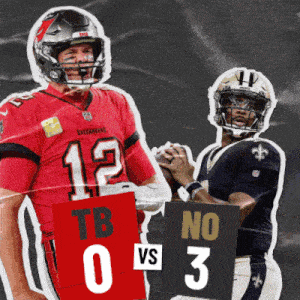 New Orleans Saints (3) Vs. Tampa Bay Buccaneers (0) First-second Quarter Break GIF - Nfl National Football League Football League GIFs
