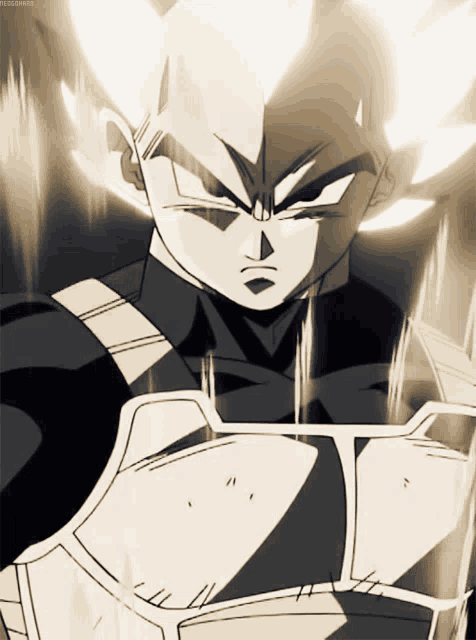 a black and white drawing of a man with a shield on his chest with the hashtag #dragonballz