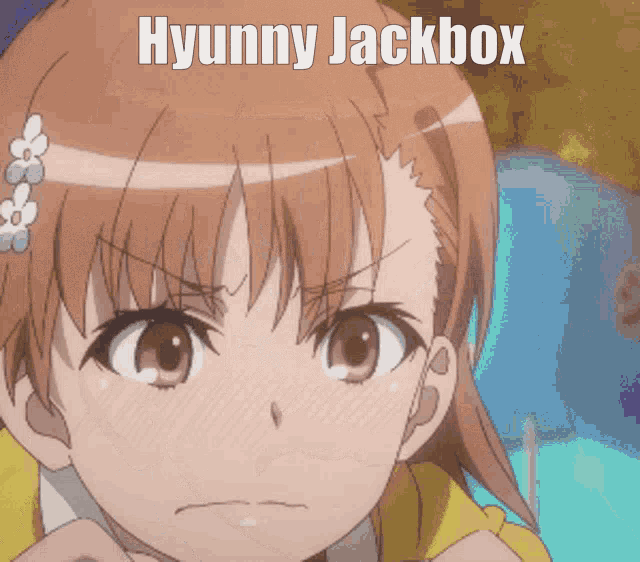 Hyunny Jackbox GIF - Hyunny Jackbox Misaka Mikoto GIFs