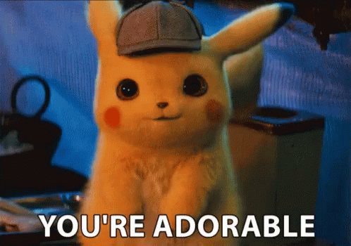 You Are Aborable Detective Pikachu GIF - You Are Aborable Detective Pikachu GIFs