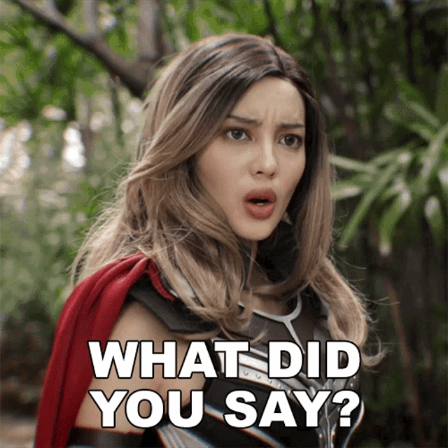 What Did You Say The Mighty Thor GIF - What Did You Say The Mighty Thor Awie De Guzman GIFs