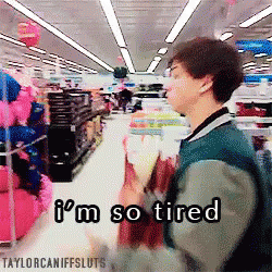 Tired..But Not Tired Enough To Jump In A Ball Pit In Walmart GIF