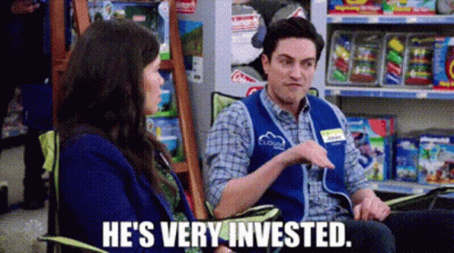 Superstore Jonah Simms GIF - Superstore Jonah Simms Hes Very Invested GIFs