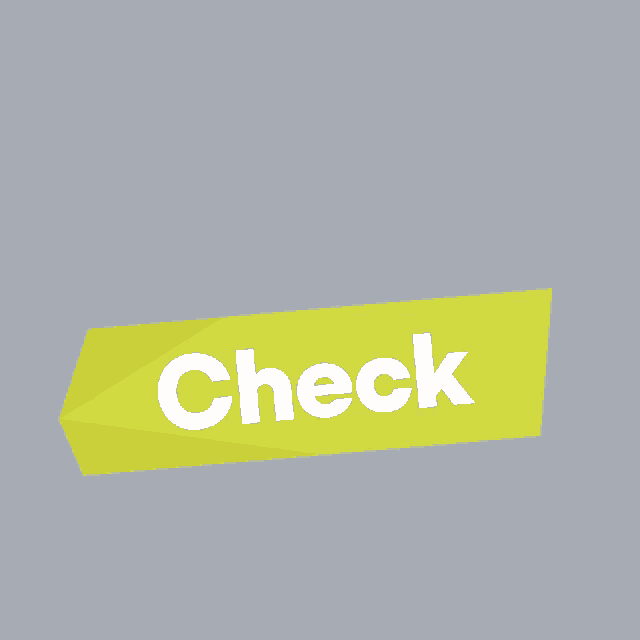 a check sign with a check mark on it