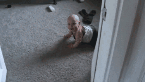 Baby Shuts Door In Your Face GIF - GIFs