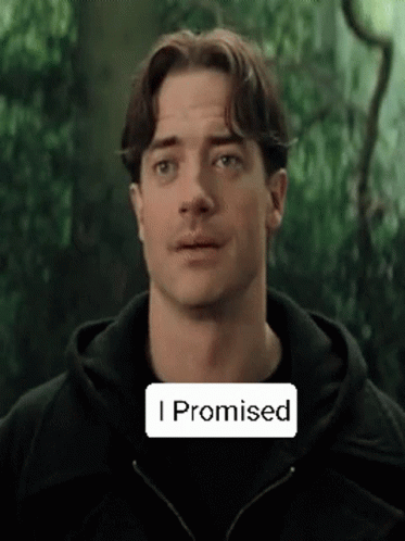 Brendan Fraser Promise GIF - Brendan Fraser Promise I Promised GIFs