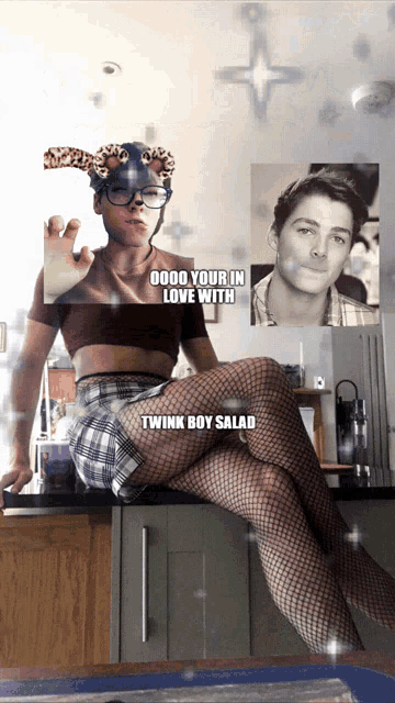 Femboy Salad Seizure Salad GIF