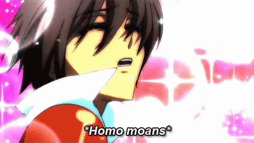 Homo Moans - Moan GIF - Moan Homo Moans Anime GIFs