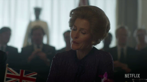 Clapping Margaret Thatcher GIF - Clapping Margaret Thatcher Gillian Anderson GIFs