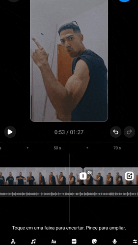 a screenshot of a video that says arre mao minha me arr on the bottom