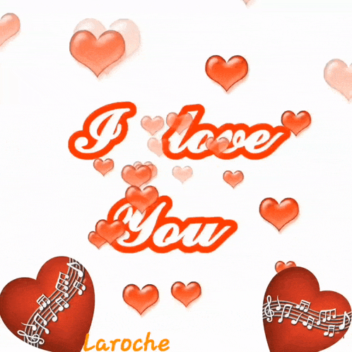 a graphic that says i love you on it