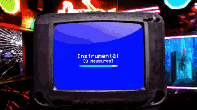 a computer monitor with the words instrumental on it