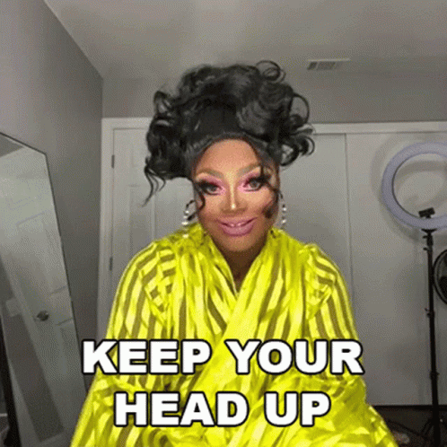 Keep Your Head Up Cameo GIF - Keep Your Head Up Cameo Dont Lower Your Head GIFs