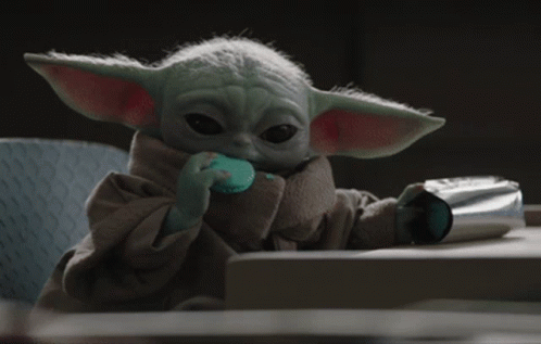 Baby Yoda Cookie GIF - Baby Yoda Cookie The Mandalorian GIFs