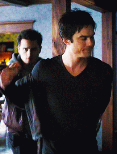 Enzo And Damon Salvatore Going Out Enzo St John GIF - Enzo And Damon Salvatore Going Out Damon Salvatore Enzo St John GIFs