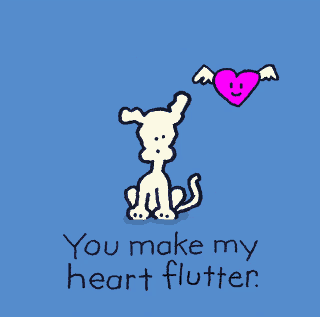 Make My Heart Flutter Dog GIF - Make My Heart Flutter Dog Puppy GIFs