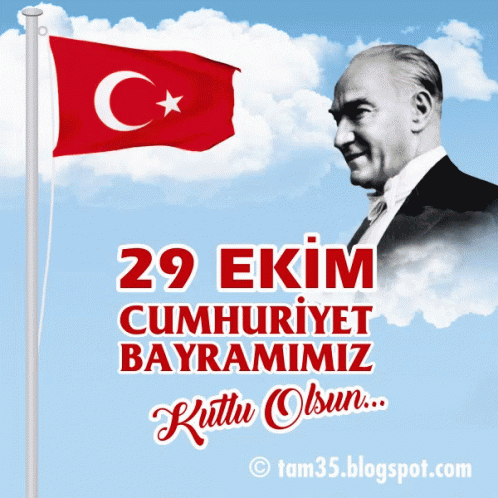 29ekim Cunhuriyet Bayrami GIF - 29ekim Cunhuriyet Bayrami Atatürk GIFs