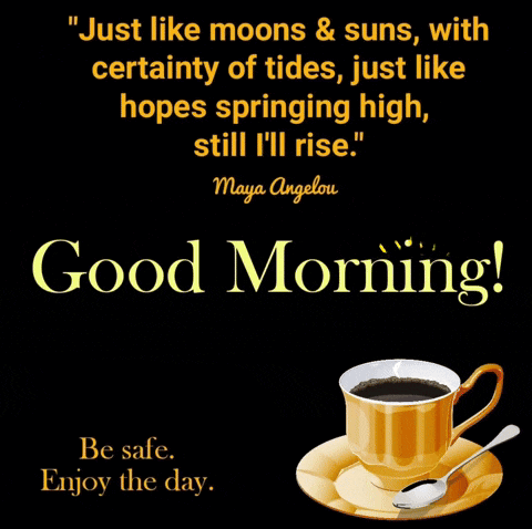 a cup of coffee sits on a saucer with a quote from maya angelou