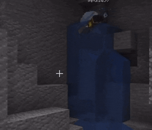 a waterfall in a cave with the words impulse 5v written above it