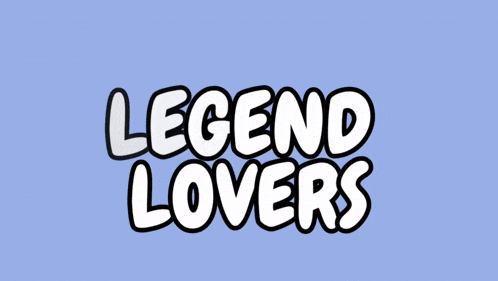 a logo for legend lovers with a cloud behind it