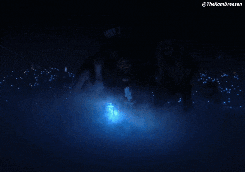 a group of wrestlers are standing in a ring with a sign that says help on it