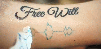 Hey Free Will GIF - Hey Free Will Tattoo GIFs