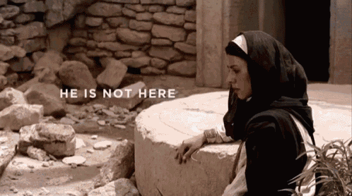 Jesus Christ He Is Not There GIF - Jesus Christ He Is Not There He Is Risen GIFs