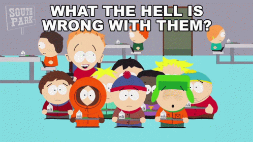 What The Hell Is Wrong With Them Kyle Broflovski GIF - What The Hell Is Wrong With Them Kyle Broflovski South Park GIFs
