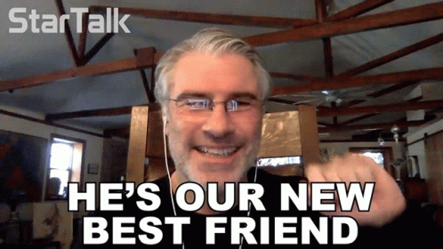 Hes Our New Best Friend Gary Oreilly GIF